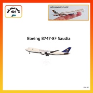 [1:400] Boeing B747-8F Saudia Airplane Assembly Paper Model - MohinhgiayVN