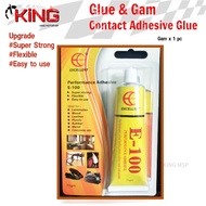 KiNG EXCELLENT E 100 Contact Adhesive Glue GAM (75GRAM) 1 PC