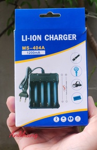 Bộ sạc pin Li-ion CHARGER MS-404A 4.2V sử dụng cho pin 18650