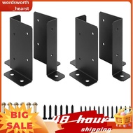 4x Adjustable Deck Post Anchor Base Brackets Fit 2x4  6x6 Posts Repair Parts Metal Accessories for F
