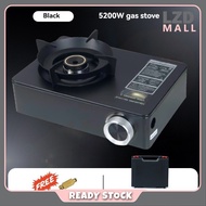 5200W/6500W 2IN1 OUTDOOR GAS STOVE PORTABLE WINDPROOF CAMPING STOVE MINI CASSETTE STOVE HOUSEHOLD GA