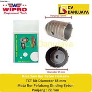 Hollow Drill Core Concrete Drill Concrete Holesaw Hole Saw Bit Hole Punch Diameter 65 mm