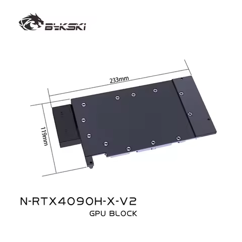 Bykski GPU Block for NVIDIA RTX 4090 Reference Edition/AIC Video Card Three-layer Structure Design N