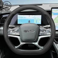 For BYD Sea Lion 07 EV 2024 2025 Carbon Fiber Car Auto Steering Wheel Cover Anti Slip Special Interi