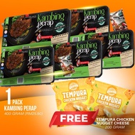 [SEMENANJUNG] 5 KAMBING PERAP (400G) & 2 NUGGET TEMPURA CHEESE (200G) OLEH PAK MAT WESTERN
