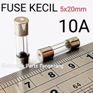 (10Pcs) 10A Fuse Small Tube 5X20Mm Fuse 10 Ampere Fuse Small 10A Fuse Economical