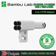 Bambu Lab 4-in-1 PTFE Adapter for X1 Series/P1 Series/H2D/H2D Laser FDM 3D Printer