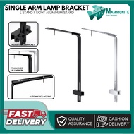 WEEKAQUA DJ-L-20B / DJ-L-20S Aluminum L-Shaped Aquarium LED Light Stand Adjustable Mounting Bracket