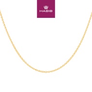 HABIB 375/9K  Yellow Gold Necklace 040 GDS 375YG