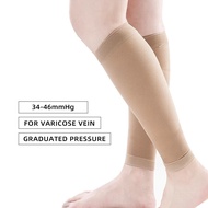 Plus Size S-7XL Running Athletics Compression Sleeves Leg Calf Men 30-40mmHg Toeless Stockings Medic