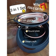 Thermomix steam plate set/ steam rack/ fit varoma tray TM5 TM6/thermomix accessories 美善品蒸盘蒸架组