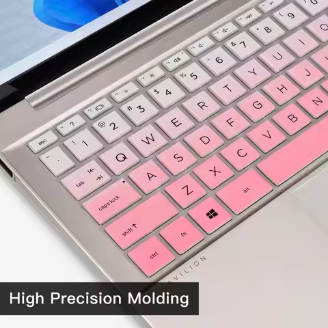 Silicone Keyboard Cover Protector Skin For HP 14 Pavilion Laptop & HP Pavilion X360 14t 14m 14m-dy 1