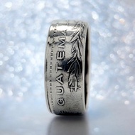 危地馬拉硬幣戒指，危地馬拉 25 Centavo 硬幣戒指，危地馬拉男士戒指