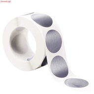 [ANSOUL] 300 PCS 1 Inch Scratch Off Sticker Round Labels Sliver Labels Scratch-Off Cards