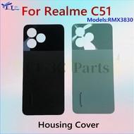 For Realme C51 Battery Door Cover Rear Case Back Housing cover Replacement Parts