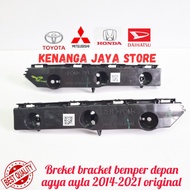 breket bracket bemper depan agya ayla 2014-2021 original 