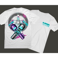 Putih Stance T-shirt/stancenation/static/rim Tshirt / Baju Microfiber Jersi / Jersey Sublimation / T