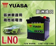 【茂勝電池】YUASA 湯淺 LN0 加水電池 進口車 國產車 汽車電瓶 歐規電池 同54418