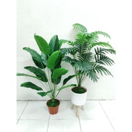 Artificial plant | Pokok hiasan bajet| Pokok hiasan dalam rumah| Keladi | Monstera🌴🌴