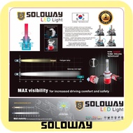 CAR LED LIGHT SOLOWAY V5 LED LIGHT 4300K / 6000K [ORIGINAL] 1 YEAR WARRANTY
