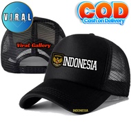 ViraL Gallery INDONESIA Trucker Hats - INDONESIA Distro Logo Hats - Premium GARUDA INDONESIA Hats - 