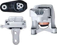 XQSMWF 3PCS Rear, Right Engine Mounts & Left Trans Mount Compatible with Ford Ecosport L3 1.0L 2017-