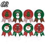 [SG SELLER] [FREE SHIPPING] Message Stickers Thank You Sticker Gift Handmade Cookie Wedding Christmas Xmas Santa Claus