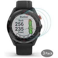 3 แพ็คสำหรับGarmin Approach S62 ตัวป้องกันหน้าจอกระจกนิรภัยสำหรับGarmin Approach S62 Smartwatch [ความแข็ง 2.5D 9H] [ป้องกันรอยขีดข่วน]