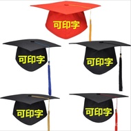 a Large Number of Spot Adult Hat High School Graduation Cap18Year-Old Graduation Ceremony Trencher Cap Doctorial Hat Adu