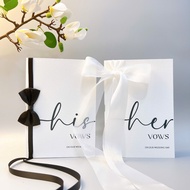 VOWS 3 - Wedding promise vows card | Wedding Vows |SHI1990