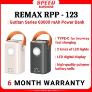 Remax RPP-123 Gutitan Series 60000mAh Power bank With TYPE-C two-way Fast charging and 2 kinds of Ad