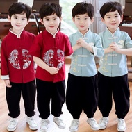唐裝男孩 chinese new year costume kids traditional costume kids boy Ethnic Style Ancient Style Ethnic Co
