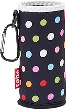 tone TC-26 Standing Bottle Cover, Hook, 11.8 fl oz (350 ml), Water Bottle Cover, Pet Bottle Cover, Handbag, Water Bottle, Insulated, Case Bottle, Pouch, Thermos, Zojirushi, Tiger, Thermos (Dot Black)