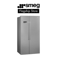 SMEG Side-by-Side Fridge, Classic Aesthetic SBS63XNSG with 2 Years Warranty