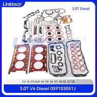 Engine Cylinder Head Full Gasket Fit 3.0 T L V6 Diesel CRT CSW CTC DDX For 16-23 Audi A4 A5 A6 A7 A8