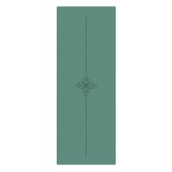 Jianyou Zen Rhyme 1.5Mm ยางธรรมชาติบางเสื่อโยคะ PU Wicking แบบพกพากันลื่นเดินทางยิมนาสติกออกกำลังกาย