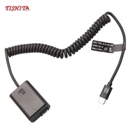 [Bilibili1] Np-Fw50 Dummy Battery Power Adapter with Type C Cable Replace for Sony A7M2 A6000 A5100 