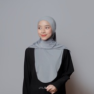 Jilbrave Anne Pashmina Oval Instant dengan Inner Ciput Dalam Syari Premium
