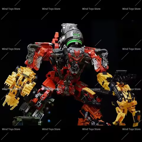 48cm Aoyi 8 in 1 Devastator Anime Transformation Toys High Quality Model KO GT GT TRUCK Robot Crane 