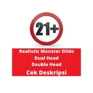 Sex Toys - Monster Dildo Realistic - Jumbo Dildo Double Pene Dual