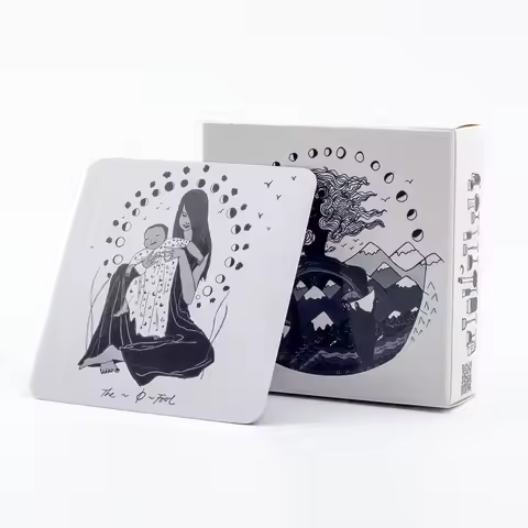 Dark Days Tarot Divination Edition Board Playing Games 78 Card Deck Inspired by Divine Feminine Ener