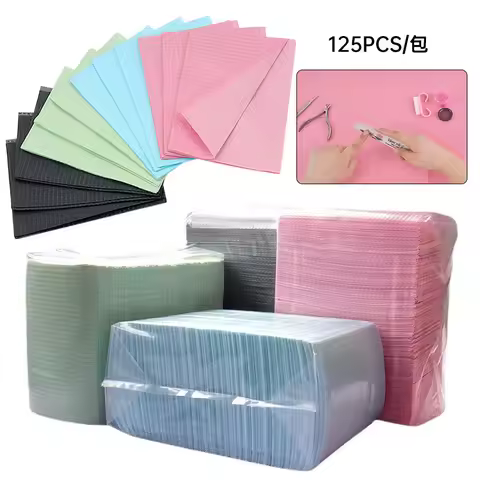 25/50/125PCS/bag Disposable Clean Pad for Tattoo Bibs Table Covers Clean Patient Dental Napkins Tatt