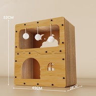 【KenCo】CAT CLUB บ้านแมว ที่ลับเล็บแมว อเนกประสงค์  เตียงแมวสามารถรองรับแมวได้ 3-4 ตัว