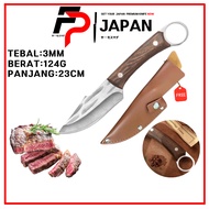 FN35 PREMIUM Quality 🔪SD024 3MM Kitchen knife / Meat Knife Bone Knife / Pisau lapah daging PEMEGANG 