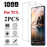 2Pcs Screen Protector Glass Film For TCL Stylus Plex L10 Pro HD Clear Black Edge Tempered Glass For 