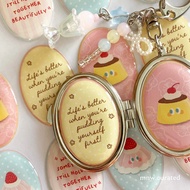 GANTUNGAN Life is Sweet Mirror Keychain by mnw.curated (Key chain with beads)