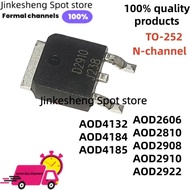 5 Pieces AOD2606 AOD4184 AOD2910 AOD2922 AOD4132 AOD4185 AOD2810 AOD2908 TO-252 D2908 D2910 D2606 D2