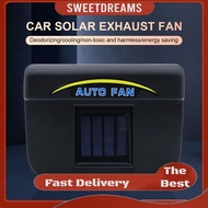 Solar Powered Car Window Fan Universal Vehicle Exhaust Fan Radiator Cooling Fan