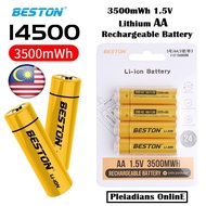 HOMIEE 1.5V Rechargeable Battery Lithium AA AAA Charger Pengecas Toy Watch MP3 Player Led Mainan