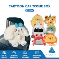 Cartoon Car Tissue Box Cute Convenient Essential Car Accessory Tissue Holder Universal Napkin Case C
